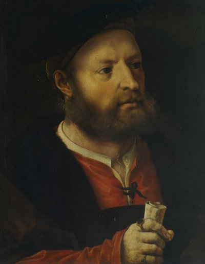 Porträt eines Mannes von Jan Gossaert